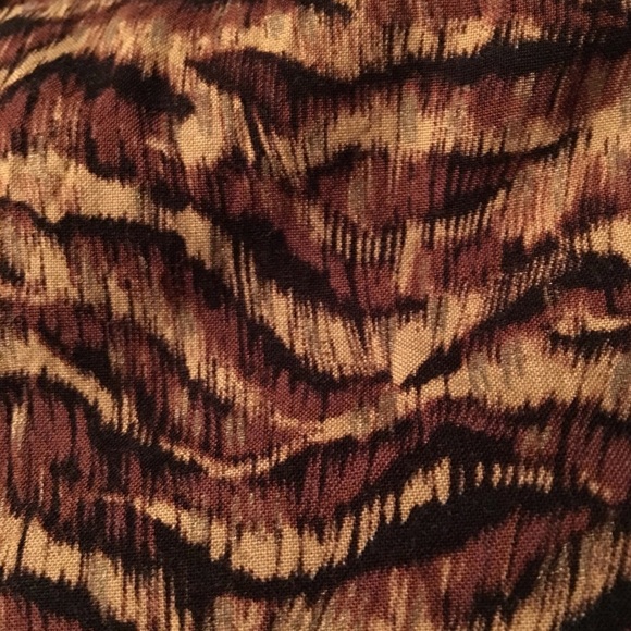 Rayon Tiger Stripe Maxi Dress - Picture 9 of 10